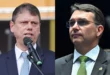 Flávio Bolsonaro leva crise de Vorcaro à Marcha de Tarcísio