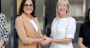 Governadora e alta executiva de banco europeu firmam compromisso contra os impactos severos das mudanças climáticas