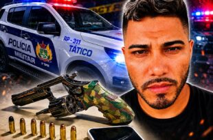Suspeito de participação em homicídio é preso com revólver e mandado de prisão em aberto