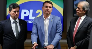 Suspensão de pesquisa que mostrava Flávio Bolsonaro em queda: PL provou que é defensor da censura