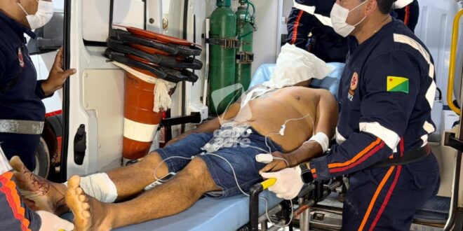 Homem armado invade casa e deixa proprietário em estado grave