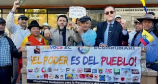 Protestos no Equador exigem que órgão eleitoral analise processo de impeachment contra Noboa