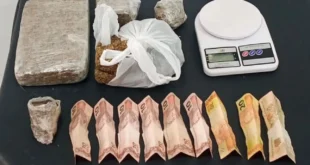 Adolescente de 14 anos é apreendida com 1,7 kg de maconha na BR-364