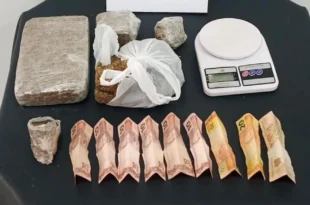 Adolescente de 14 anos é apreendida com 1,7 kg de maconha na BR-364
