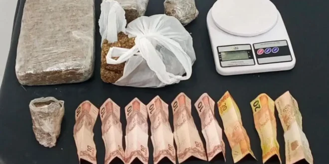 Adolescente de 14 anos é apreendida com 1,7 kg de maconha na BR-364