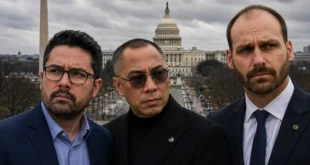Bilionário chinês ligado a Paulo Figueiredo e Eduardo Bolsonaro pega 30 anos de prisão nos EUA