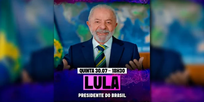 Lula participa do podcast Inteligência Ltda nesta quinta-feira (30)