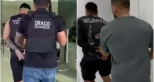 Polícia prende dupla suspeita de enviar chocolate com bomba à filha de presidente do Ceará