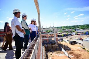 Governadora Mailza visita obras da nova Maternidade de Rio Branco