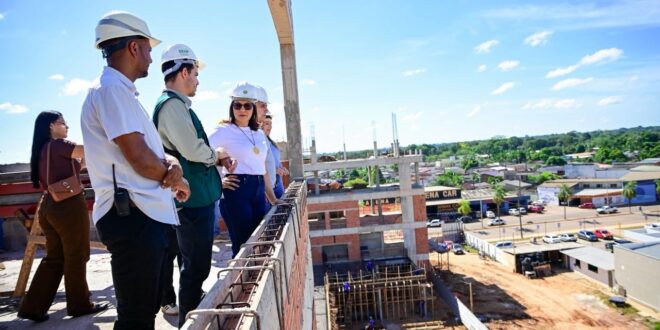 Governadora Mailza visita obras da nova Maternidade de Rio Branco