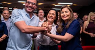 Primeira chapa feminina ao governo do Acre reúne Mailza Assis e Jéssica Sales em coletiva de imprensa