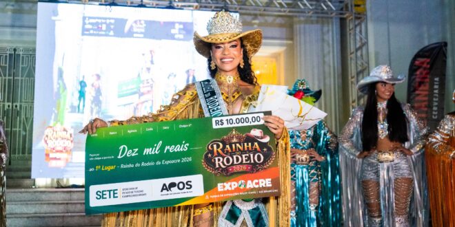 Rainha do Rodeio é escolhida e marca início da programação da Expoacre 2026