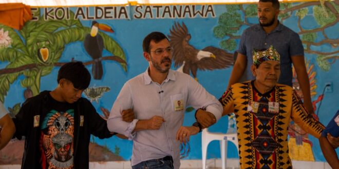 Em encontro com lideranças indígenas, Thor Dantas defende desenvolvimento aliado à preservação da floresta