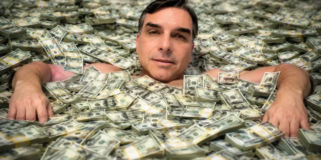 Enriquecendo na política: patrimônio de Flávio Bolsonaro cresce 370% em oito anos e chega a R$ 8,2 milhões
