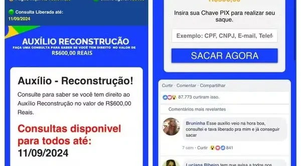 Cuidado: novo golpe inventa benefício falso para roubar dados