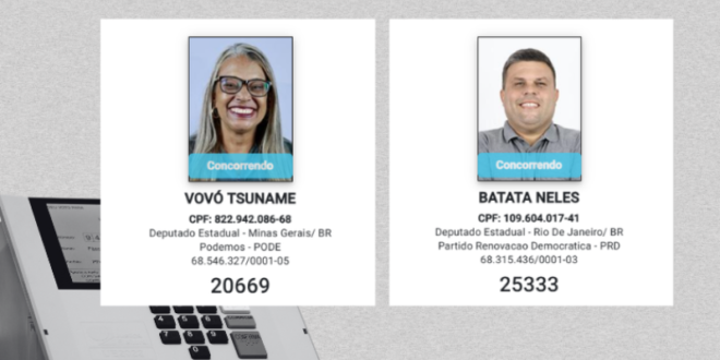 Para todos os gostos e risos: veja nomes curiosos de candidatos