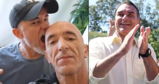 Assassino Cristian Cravinhos declara voto em Flávio Bolsonaro