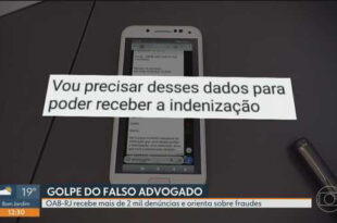Golpe do falso advogado: só em 2025 a OAB-RJ registrou mais de 2,3 mil denúncias
