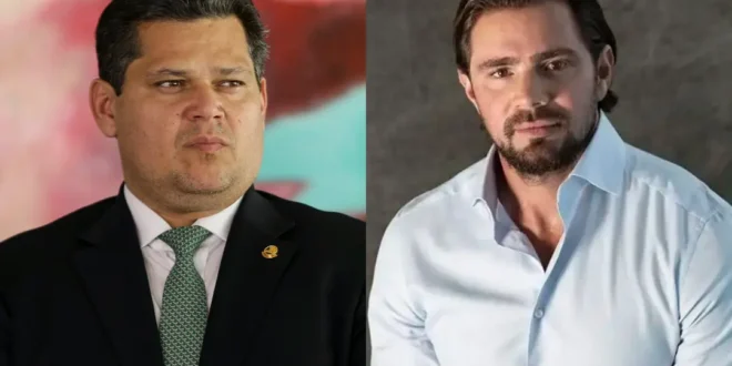 Lascou-se: Alcolumbre aparece nos celulares de Vorcaro em conversa com Fábio Faria sobre festa com “suíças”