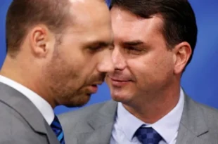 Flávio Bolsonaro pediu reunião com Vorcaro no mesmo dia em que Eduardo anunciou fuga para os EUA, diz PF