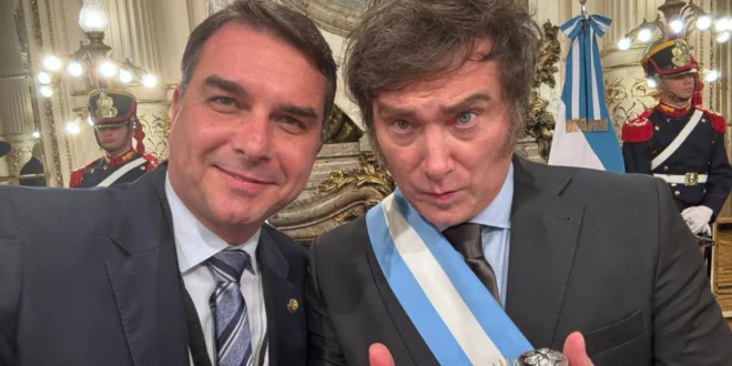 Coordenadora de Flávio Bolsonaro quer importar a catástrofe econômica de Milei para o Brasil