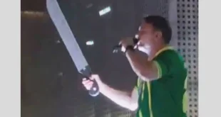 Vale para o vice? Flávio Bolsonaro brande facão falso em defesa da castração química para estupradores