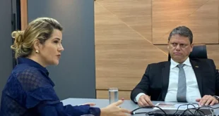 Governador de São Paulo Tarcísio Freitas pede votos para Mara Rocha Senadora
