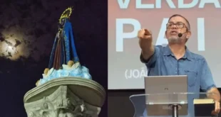 Pastor chamou Nossa Senhora Aparecida de “Satanás fantasiado de azul” em culto