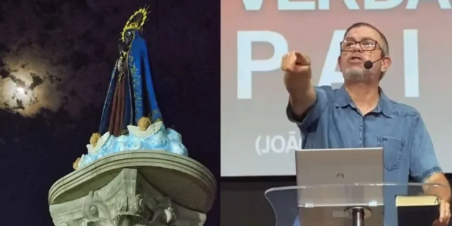 Pastor chamou Nossa Senhora Aparecida de “Satanás fantasiado de azul” em culto