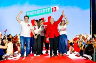 Atendendo ordens de Flávio Bolsonaro: Kassio manda apagar comício inteiro de Lula e proíbe painéis de LED em atos petistas