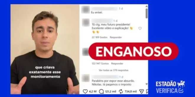 Embusteiro: Nikolas paga mais de R$ 20 mil à Meta para espalhar fake news sobre Lula e PIX