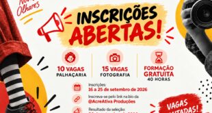 Projeto Entre Risos e Olhares tem inscrições abertas para formação gratuita em Palhaçaria e Fotografia de eventos culturais