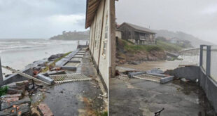 Tsunami meteorológico atinge três cidades de Santa Catarina