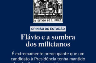 Estadão descobre a pólvora: eventual governo Flávio Bolsonaro traz risco de ascensão das milícias