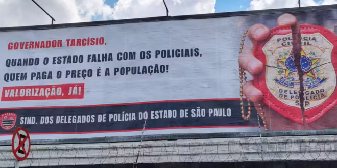 Sucateamento da segurança pública de SP faz policiais venderem rifa para manter delegacia