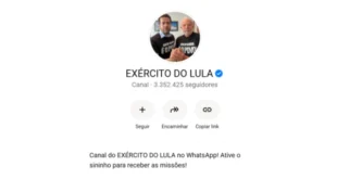 PT registra “Exército do Lula” no TSE após censura de Kassio
