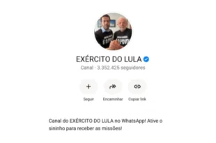 PT registra “Exército do Lula” no TSE após censura de Kassio