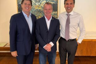 Em Brasília, Pedro Longo se reúne com Hugo Motta e dirigentes do MDB
