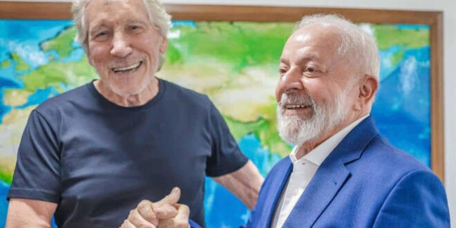 Todo mundo apoia Lula: de Roger Waters a Manu Chao, cantores e bandas internacionais fazem o L