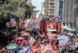 Último ato de Lula antes do 1º turno lota a Paulista
