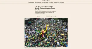 New York Times denuncia interferência de Trump na eleição do Brasil