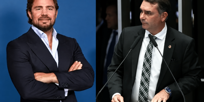 Alô irmão: Flávio Bolsonaro ligou para Daniel Vorcaro logo após soltura do banqueiro