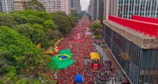 Povo contra a manipulação das big techs: ato pró-Lula foi o maior na história da Avenida Paulista