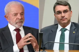 Tá com medo, tabaréu? Flávio desiste de enfrentar Lula na Band e avalia debate na Globo