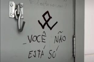 Suásticas pichadas na UFSM: ataques bolsonaristas a universidades tomam o país